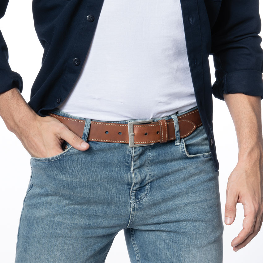 BERND Götz fortement réduit Jeans Ceinture 4,5 cm de large en cuir ceinture peuvent être raccourcies/45190 